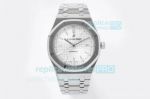 ZF Factory V2 Swiss Replica AP Royal Oak 15400 Watch Stainless Steel White Dial 41MM